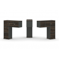 Concept Надставка низкая CN.DNN-005 Дуб Мали/Антрацит/Металл Антрацит 1099*365*1130