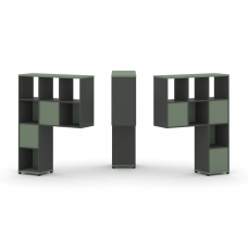 Concept Надставка высокая CN.DNV-003 Кобо/Антрацит/Металл Антрацит 1099*350*1486