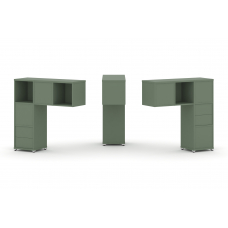 Concept Надставка низкая CN.DNN-003 Кобо/Металл Белый 1099*365*1130