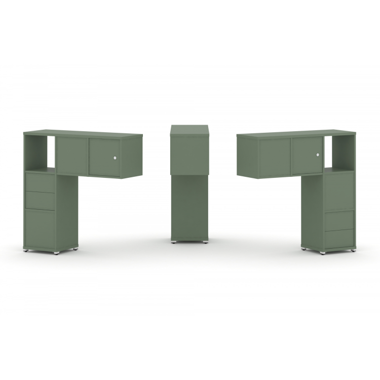 Concept Надставка низкая CN.DNN-004 Кобо/Металл Белый 1099*365*1130