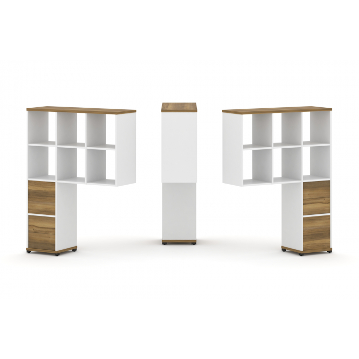 Concept Надставка высокая CN.DNV-008 Сандал Янтарный/Белый Бриллиант/Металл Черный 1099*350*1486