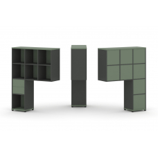 Concept Надставка высокая CN.ONV-002 Кобо/Антрацит/Металл Антрацит 1099*350*1486