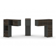 Concept Надставка низкая CN.ONN-002 Дуб Мали/Антрацит/Металл Антрацит 1099*365*1130