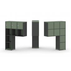 Concept Надставка высокая CN.ONV-003 Кобо/Антрацит/Металл Антрацит 1099*350*1486