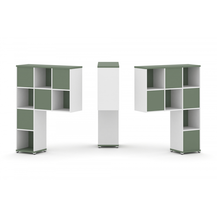 Concept Надставка высокая CN.DNV-001 Кобо/Белый Бриллиант/Металл Белый 1099*350*1486