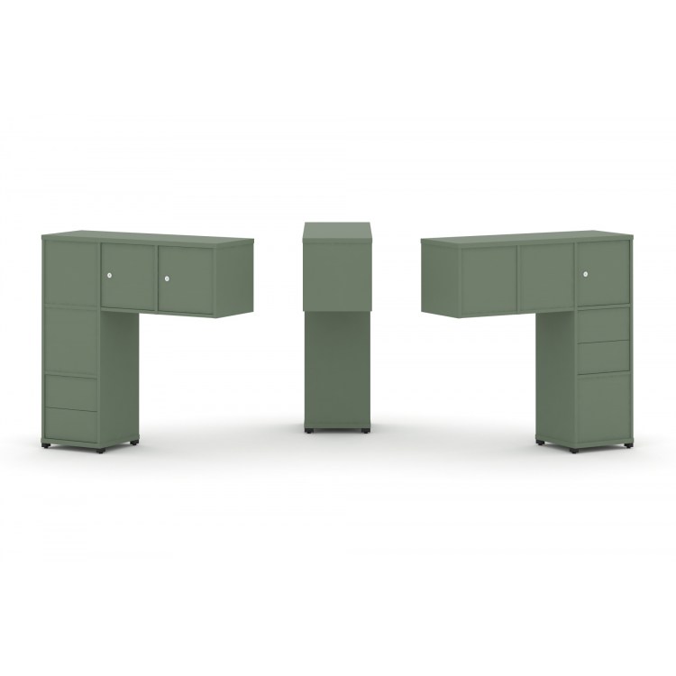 Concept Надставка низкая CN.DNN-005 Кобо/Металл Черный 1099*365*1130