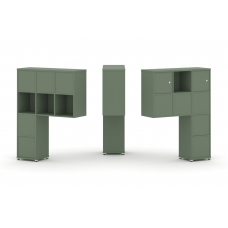 Concept Надставка высокая CN.DNV-007 Кобо/Металл Белый 1099*350*1486