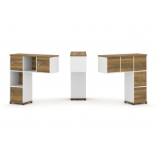 Concept Надставка низкая CN.ONN-002 Сандал Янтарный/Белый Бриллиант/Металл Черный 1099*365*1130