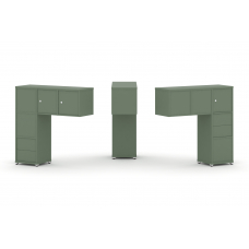 Concept Надставка низкая CN.DNN-005 Кобо/Металл Белый 1099*365*1130