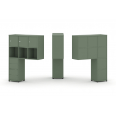 Concept Надставка высокая CN.ONV-006 Кобо/Металл Черный 1099*350*1486