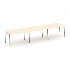 Estetica Стол переговорный ES.PRG-3.3-K Сатин/Металл Латте 4140*980*750
