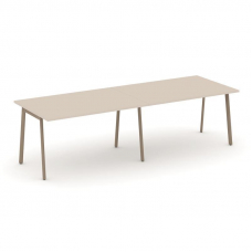 Estetica Стол переговорный ES.PRG-2.3-P Капучино/Металл Латте 2760*980*750