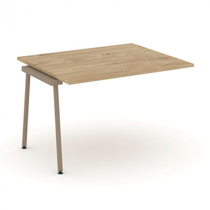 Estetica Проходной наборный элемент перег. стола ES.NPRG-1.2-K Тиквуд Светлый/Металл Латте 1180*980*