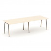 Estetica Стол переговорный ES.PRG-2.3-K Сатин/Металл Латте 2760*980*750
