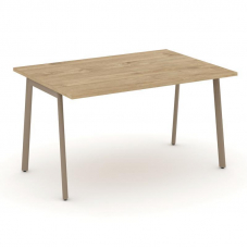 Estetica Стол переговорный ES.PRG-1.3-P Тиквуд Светлый/Металл Латте 1380*980*750