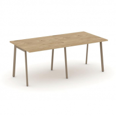 Estetica Стол переговорный ES.PRG-2.1-P Тиквуд Светлый/Металл Латте 1960*980*750