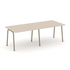 Estetica Стол переговорный ES.PRG-2.2-K Капучино/Металл Латте 2360*980*750
