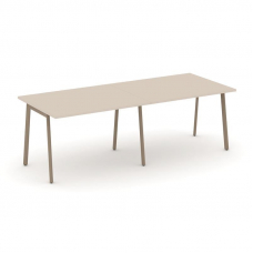 Estetica Стол переговорный ES.PRG-2.2-P Капучино/Металл Латте 2360*980*750