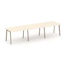 Estetica Стол переговорный ES.PRG-3.2-P Сатин/Металл Латте 3540*980*750