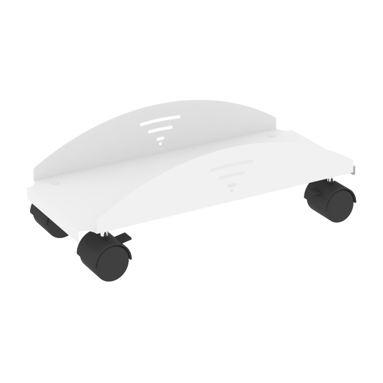 Аксессуары Подставка для системного блока мобильная ПСБ-2М Металл Белый 466*211*147