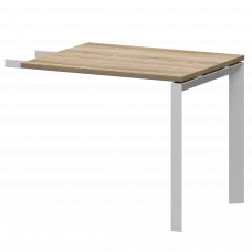 Бриф-приставка на металлокаркасе дуб сафари/белый НТМПБ-П-709 Дуб сафари/Антрацит 900x730x750 Аргентум-МП