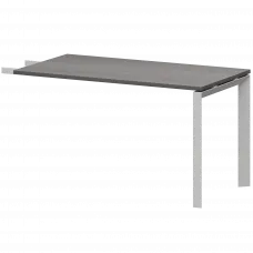 Бриф-приставка на металлокаркасе НТМПБ-П-735 Лиственница/Белый 1350x730x750 Аргентум-МП