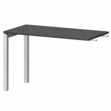 Бриф-приставка СМБ25-П-12.Пр50 Графит/Белый 1200x600x750 Смарт