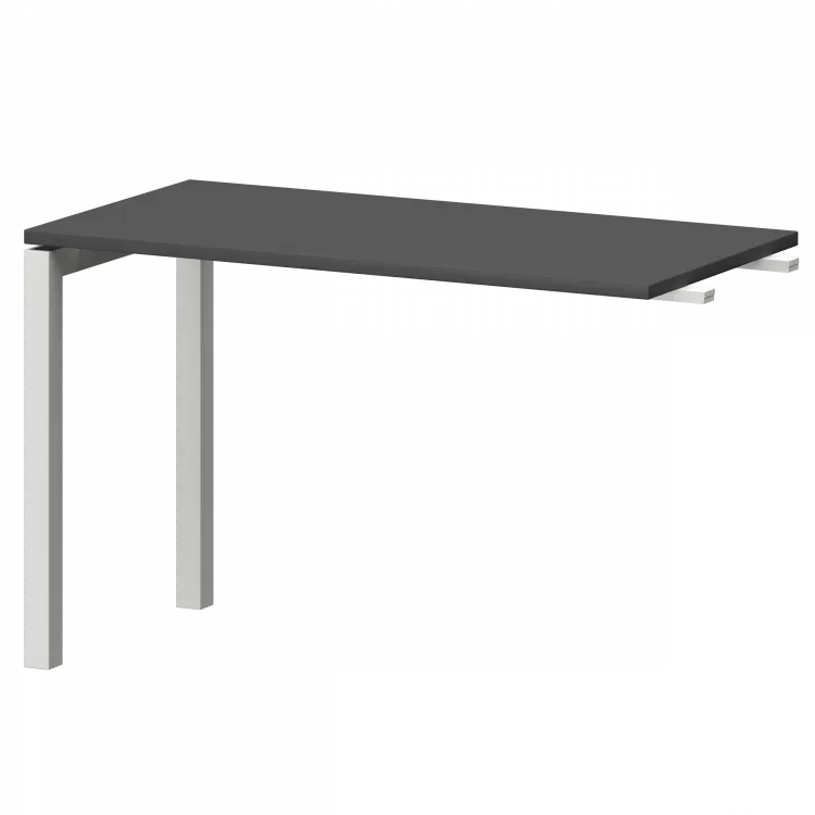 Бриф-приставка СМБ25-П-12.Пр50 Графит/Белый 1200x600x750 Смарт