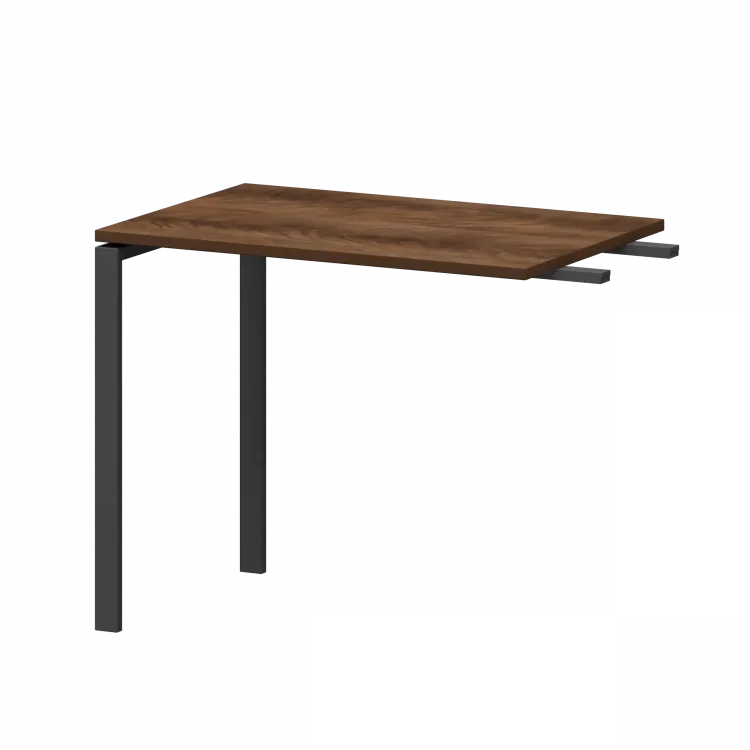 Бриф-приставка на металлокаркасе АМ-090.60 Лагос/Антрацит 900x600x760 Арго-М