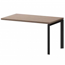 Конференц-приставка на металлокаркасе КТМ-03.38 Темный шимо 1350x800x750 Акцент
