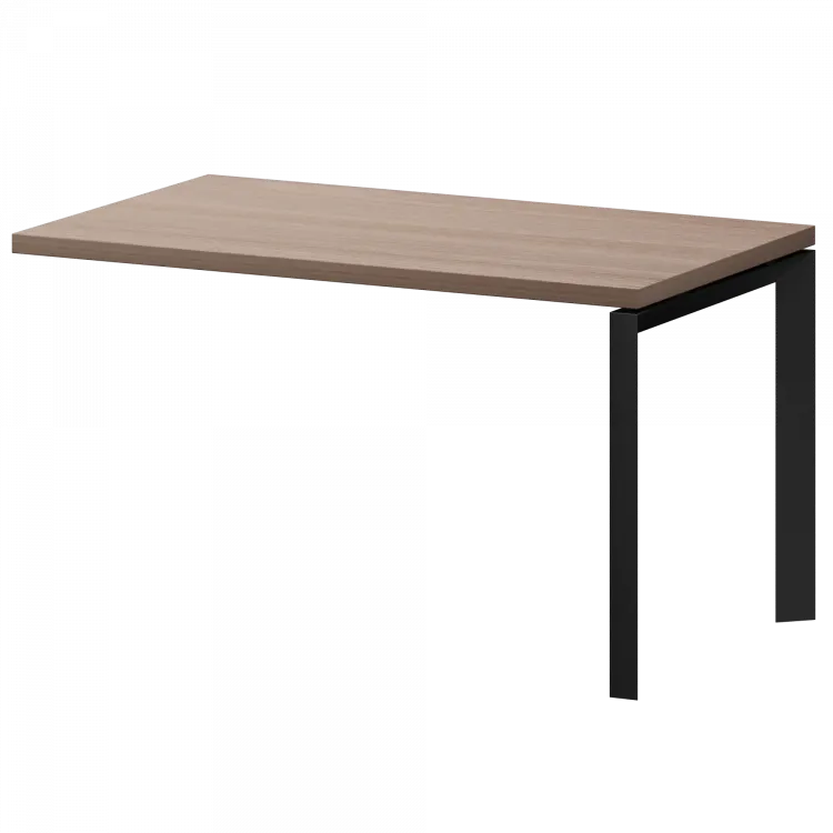 Конференц-приставка на металлокаркасе КТМ-03.38 Темный шимо 1350x800x750 Акцент