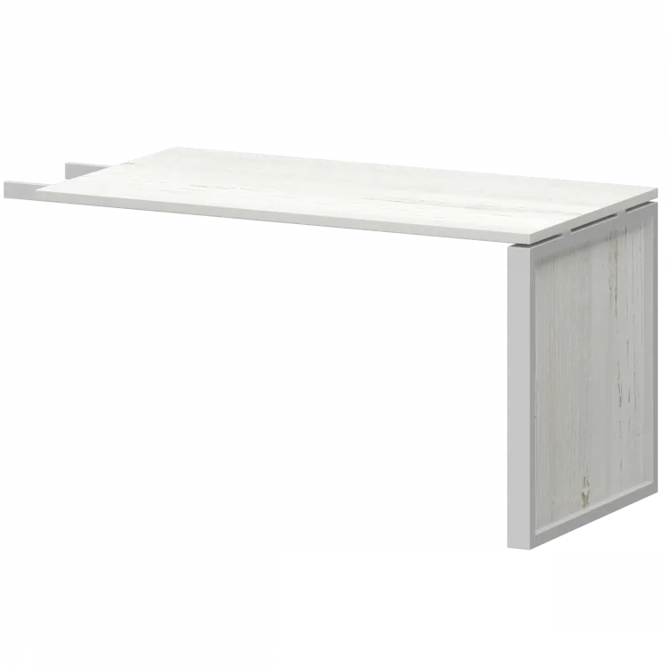 Конференц-приставка НТМ-735-КМК Сосна винтер/Металлик 1300x730x750 Аргентум-М