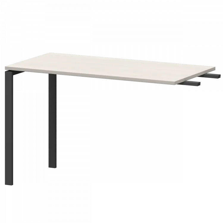 Бриф-приставка на металлокаркасе АМ-120.60 Ясень шимо/Антрацит 1200x600x760 Арго-М