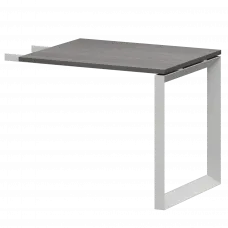 Бриф-приставка на металлокаркасе НТМПБ.О-709 Лиственница/Белый 900x730x750 Аргентум-МП