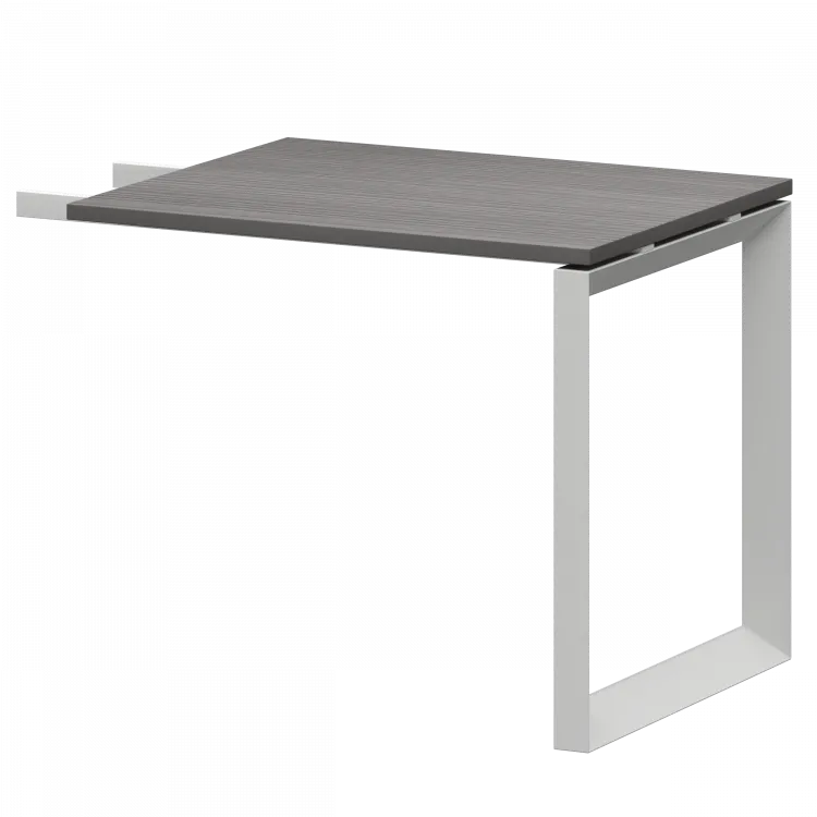 Бриф-приставка на металлокаркасе НТМПБ.О-709 Лиственница/Белый 900x730x750 Аргентум-МП