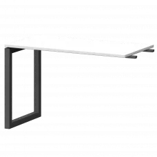 Бриф-приставка СМБ25-О-12.Пр50 Белый/Антрацит 1200x600x750 Смарт