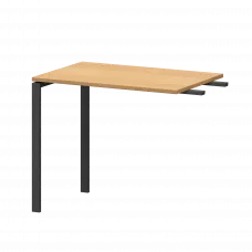 Бриф-приставка на металлокаркасе АМ-090.60 Ольха/Антрацит 900x600x760 Арго-М