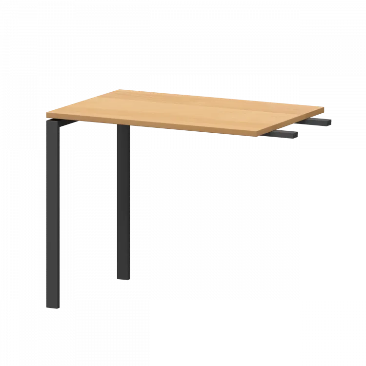 Бриф-приставка на металлокаркасе АМ-090.60 Ольха/Антрацит 900x600x760 Арго-М