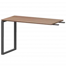 Бриф-приставка на металлокаркасе АМ.О-120.60 Темный шимо/Антрацит 1200x600x760 Арго-М