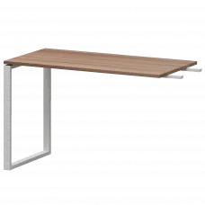 Бриф-приставка на металлокаркасе АМ.О-120.60 Темный шимо/Белый 1200x600x760 Арго-М