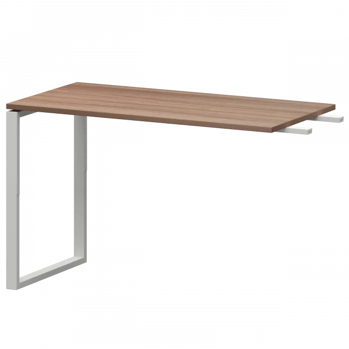 Бриф-приставка на металлокаркасе АМ.О-120.60 Темный шимо/Белый 1200x600x760 Арго-М