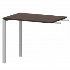 Бриф-приставка на металлокаркасе АМ-090.60 Дуб венге/Белый 900x600x760 Арго-М