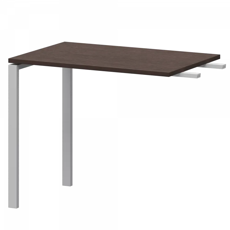 Бриф-приставка на металлокаркасе АМ-090.60 Дуб венге/Белый 900x600x760 Арго-М