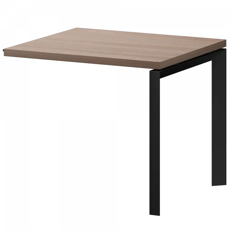 Конференц-приставка на металлокаркасе КТМ-09.38 Темный шимо 900x800x750 Акцент