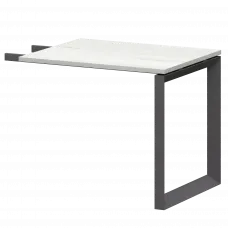 Бриф-приставка на металлокаркасе НТМПБ.О-709 Сосна винтер/Антрацит 900x730x750 Аргентум-МП