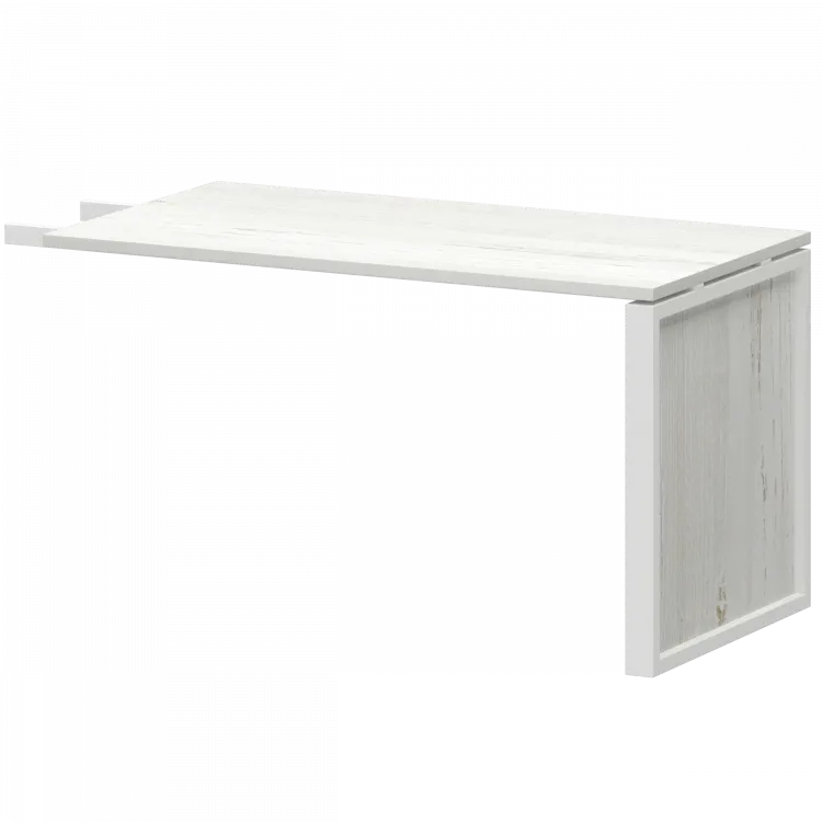 Конференц-приставка НТМ-735 Сосна винтер/Белый 1350x730x750 Аргентум-М