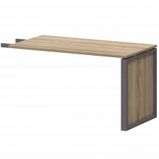 Конференц-приставка НТМ-735 Дуб сафари/Антрацит 1350x730x750 Аргентум-М