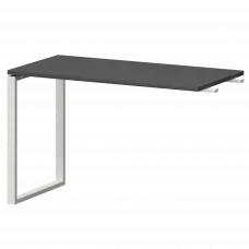 Бриф-приставка СМБ25-О-12.Пр25 Графит/Белый 1200x600x750 Смарт