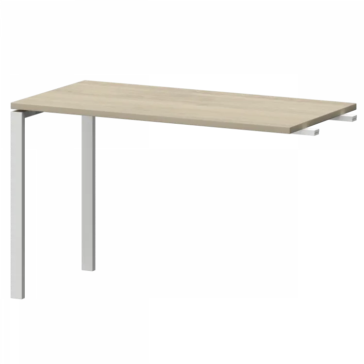 Бриф-приставка СМБ25-П-12.Пр25 Кронберг/Белый 1200x600x750 Смарт