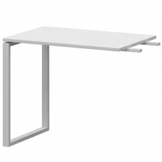 Бриф-приставка на металлокаркасе АМ.О-090.60 Белый/Белый 900x600x760 Арго-М